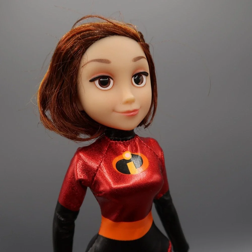 Elastigirl Mrs Incredible Disney Pixar Jakks Articulated Deluxe Costume Doll 12